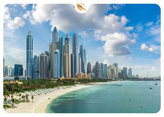 ساحل مارینا یکی از جذاب ترین سواحل دبی